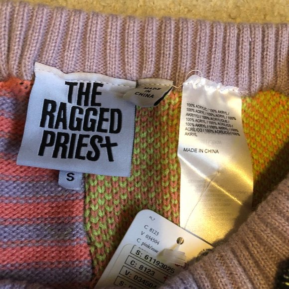 THE RAGGED PRIEST BANGER KNIT FLARES MULTI - Picture 2 of 12